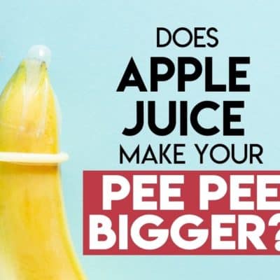 Does Apple Juice Make Your Pee Pee Bigger?